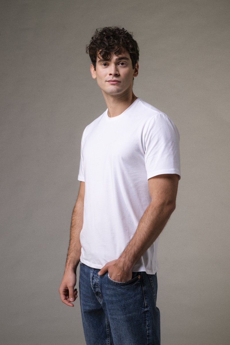 T-shirt girocollo slim