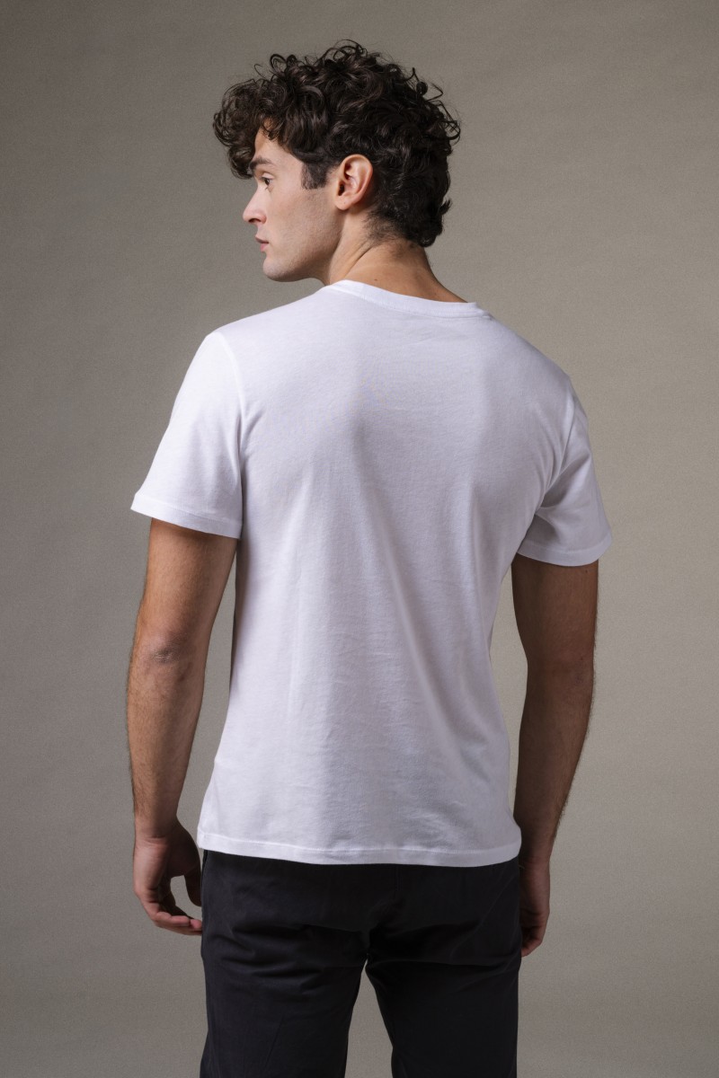 T-shirt girocollo in Cotone Deluxe