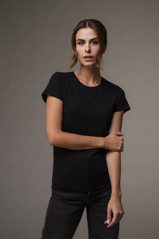 T-shirt basica in Cotone Deluxe