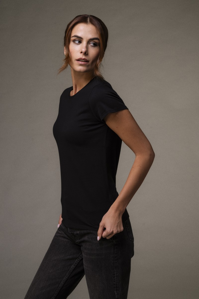 T-shirt basica in Cotone Deluxe