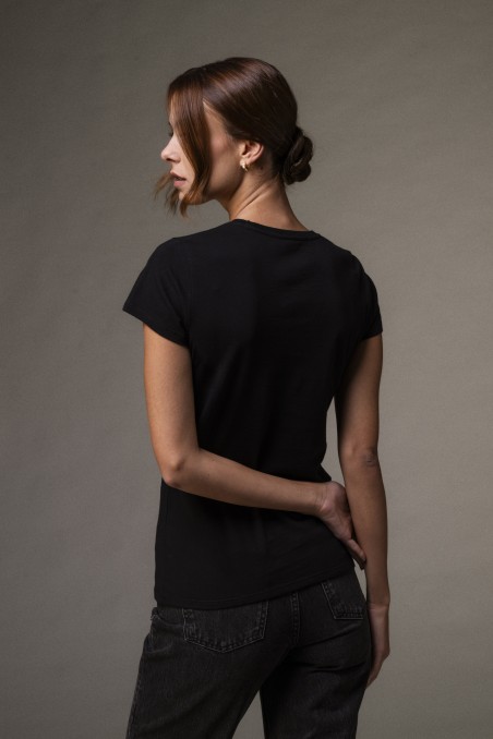 T-shirt basica in Cotone Deluxe