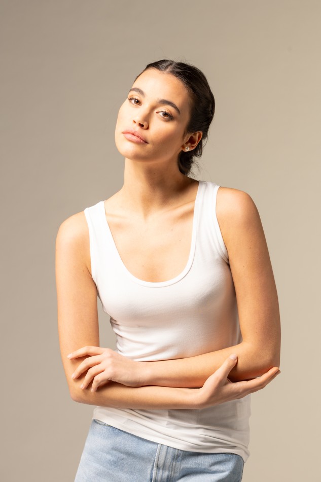 Canotta basica in viscosa