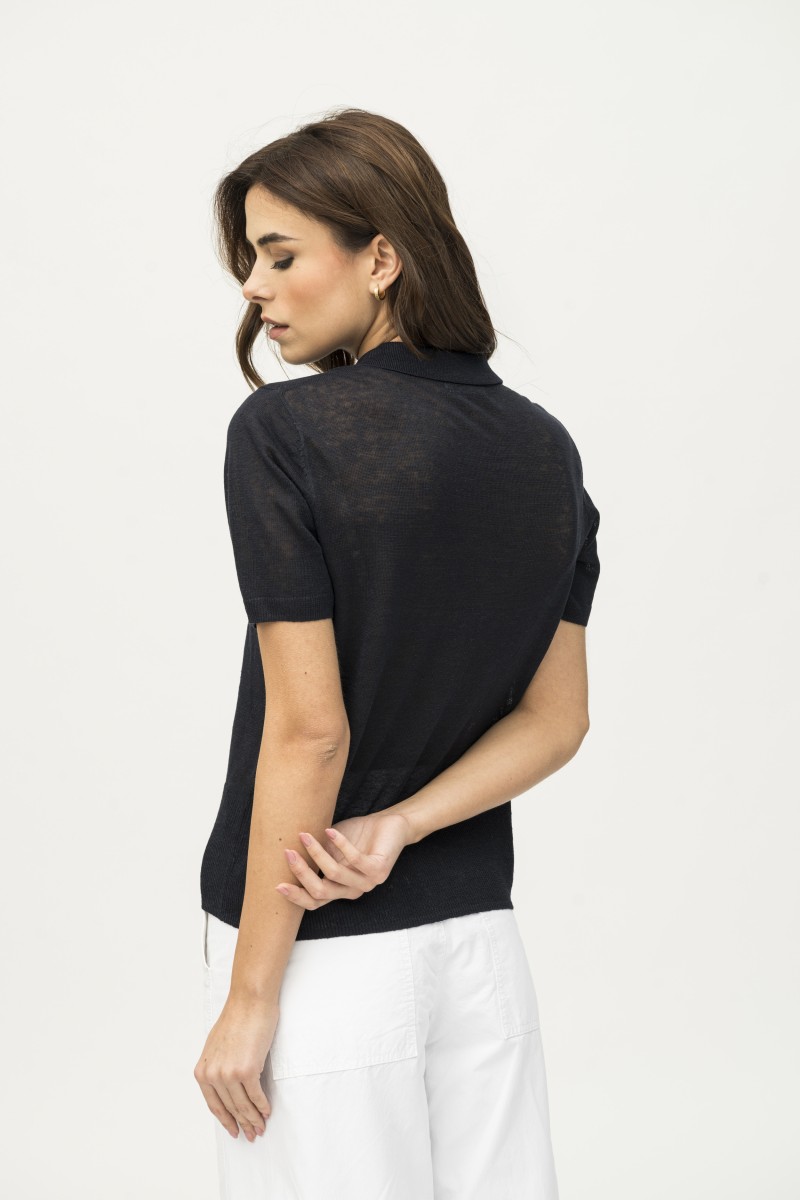 Majestic Filatures | Polo in lino in 100% lino filato