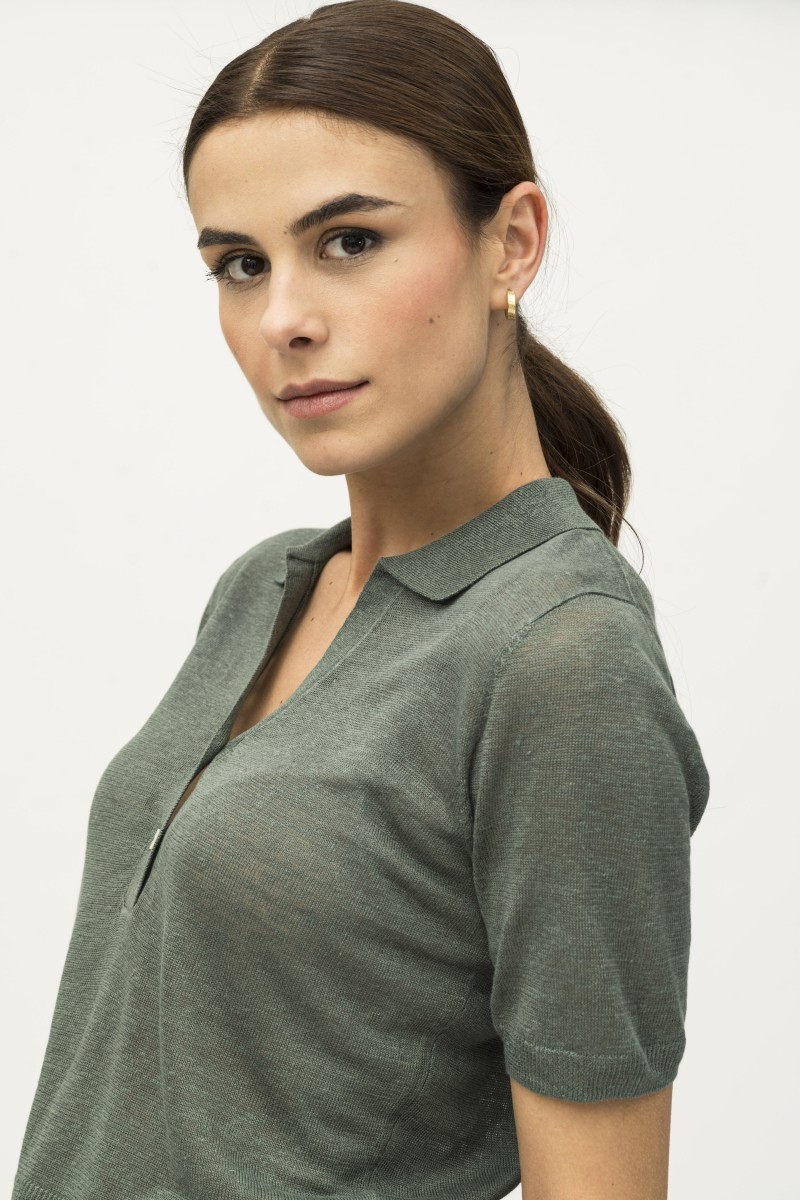 Majestic Filatures | Polo in lino in 100% lino filato