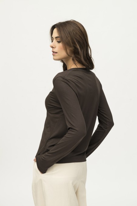 Majestic Filatures | Cardigan in viscosa slim