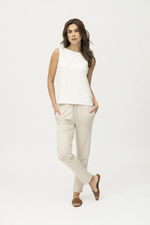 Majestic Filatures | Jogger con coulisse e risvolto 2