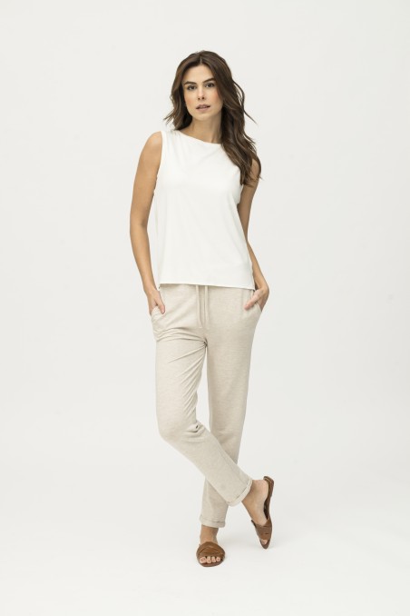 Majestic Filatures | Jogger con coulisse e risvolto