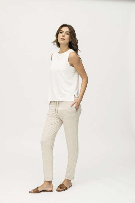 Majestic Filatures | Jogger con coulisse e risvolto