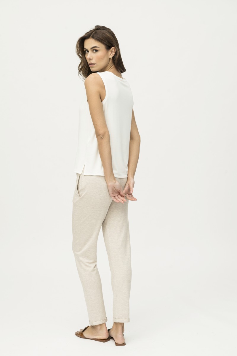 Majestic Filatures | Jogger con coulisse e risvolto