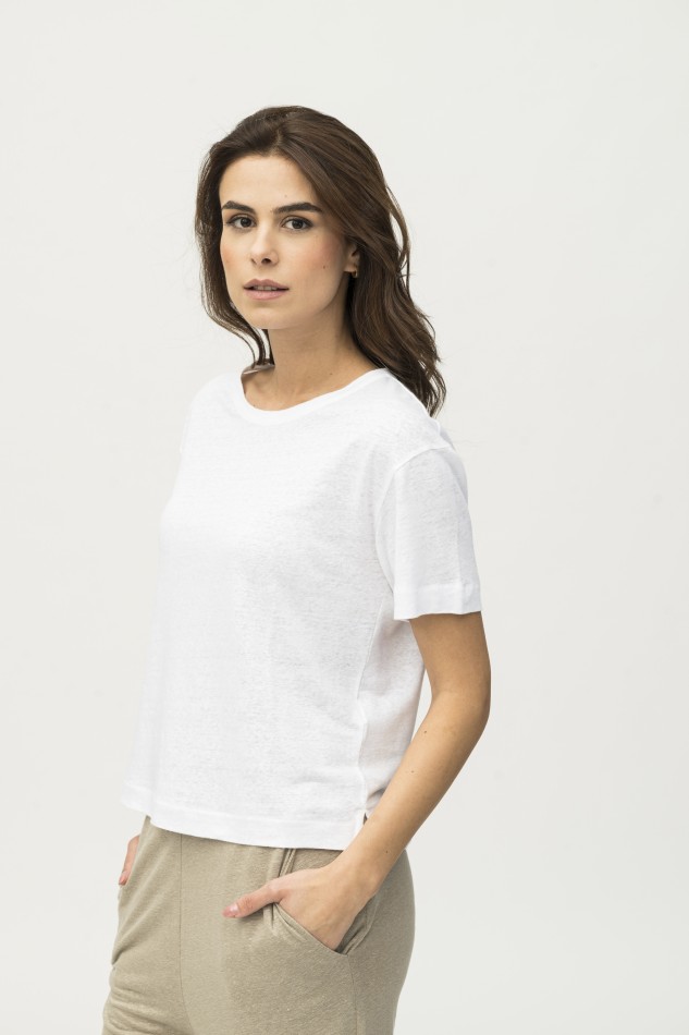 Majestic Filatures | T-shirt girocollo manica corta over 2