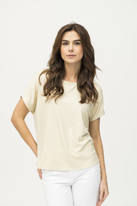 Majestic Filatures | T-shirt over in viscosa lurex
