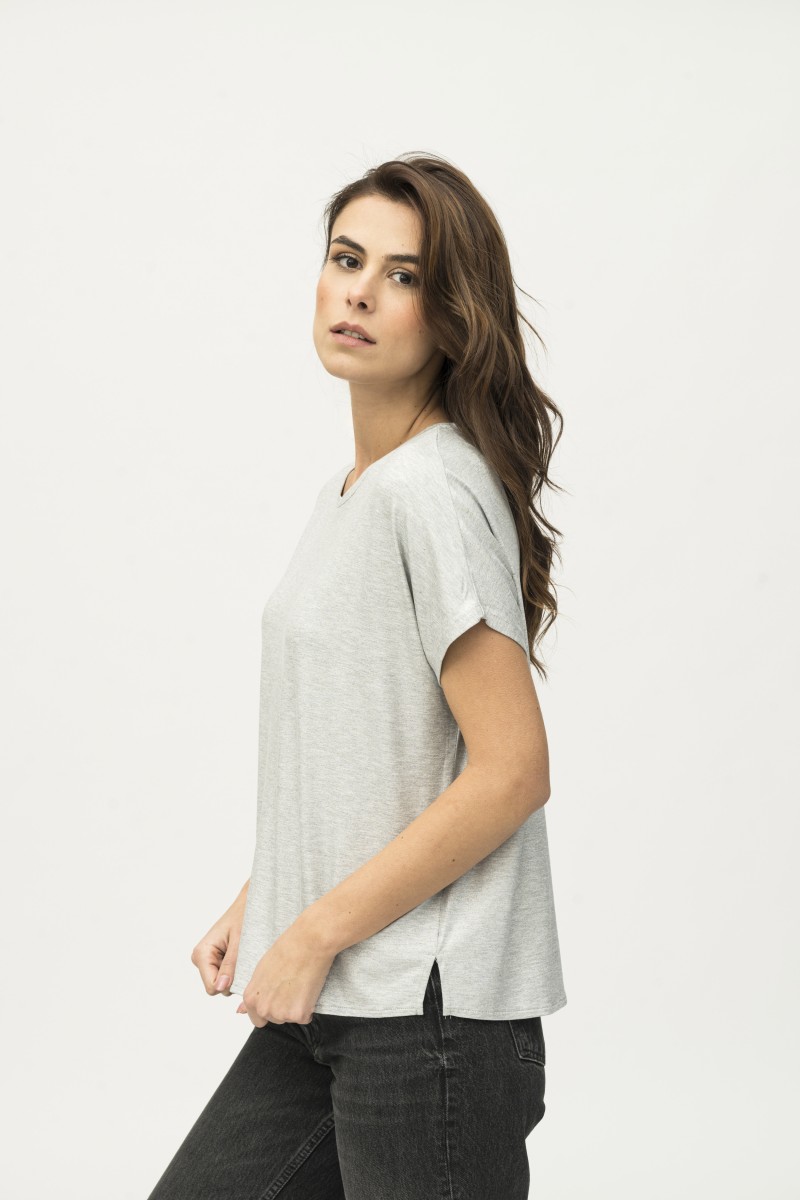 Majestic Filatures | T-shirt over in viscosa lurex