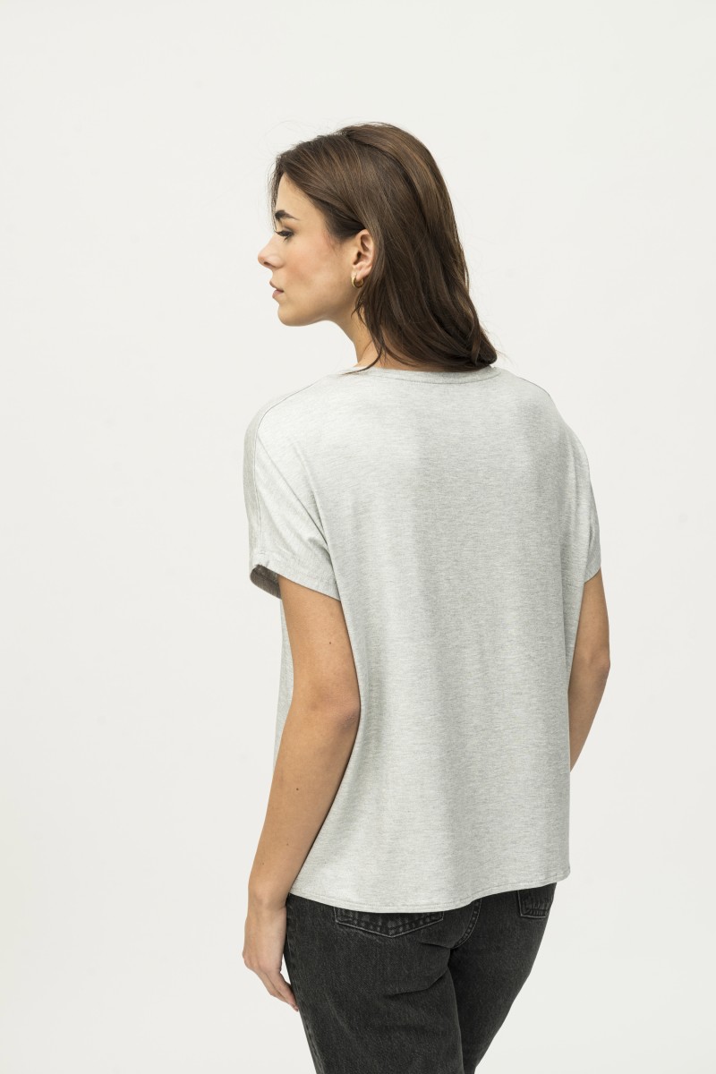 Majestic Filatures | T-shirt over in viscosa lurex