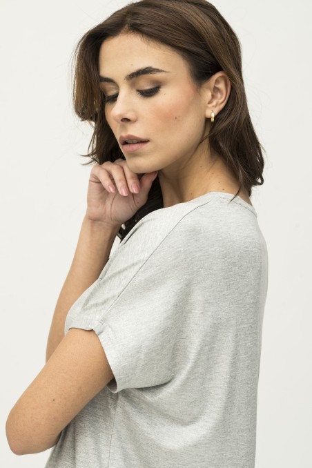 Majestic Filatures | T-shirt over in viscosa lurex