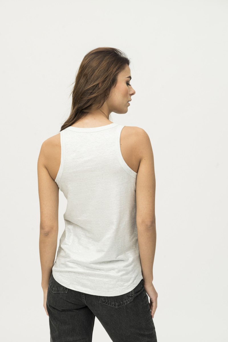 Majestic Filatures | Canotta in lino lurex