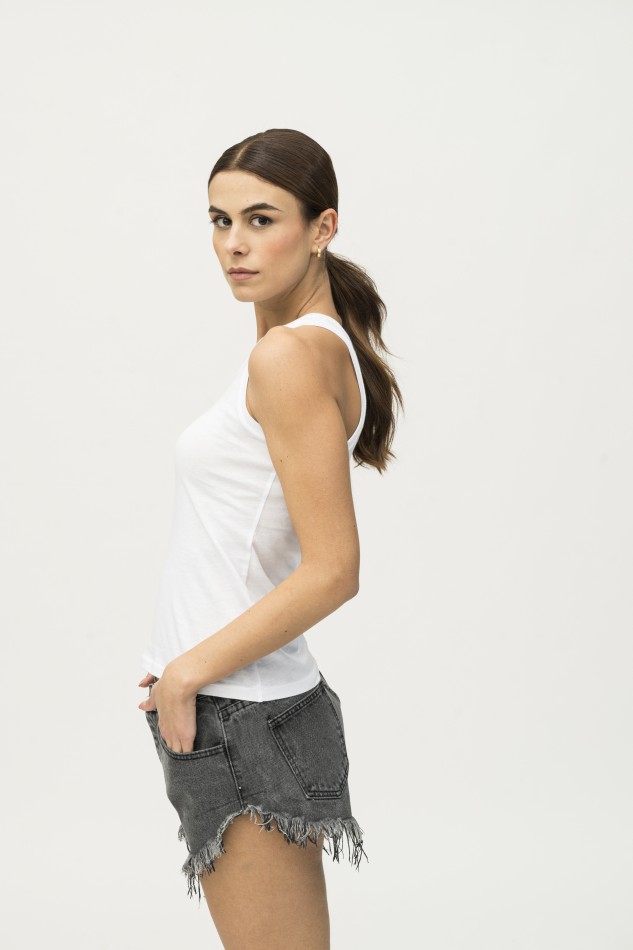 Majestic Filatures | Canotta in Cotone Silk Touch 2