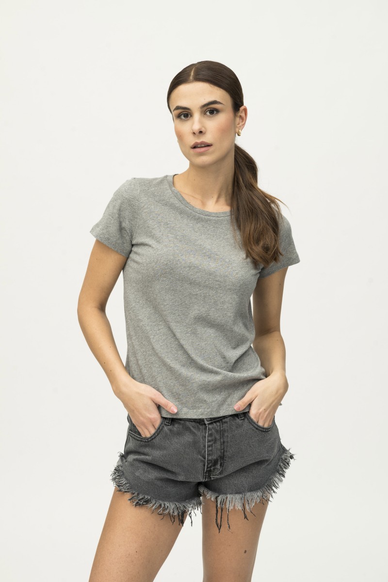 Majestic Filatures | T-shirt girocollo basica in Cotone Silk Touch