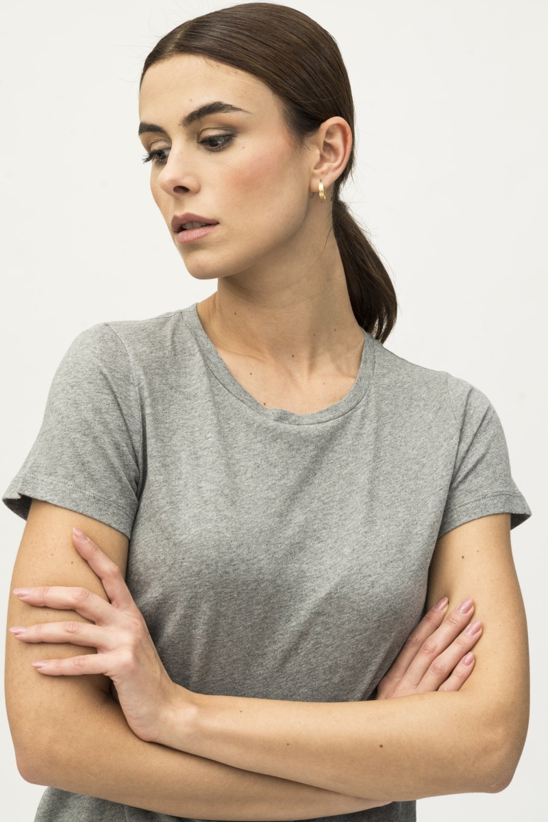 Majestic Filatures | T-shirt girocollo basica in Cotone Silk Touch