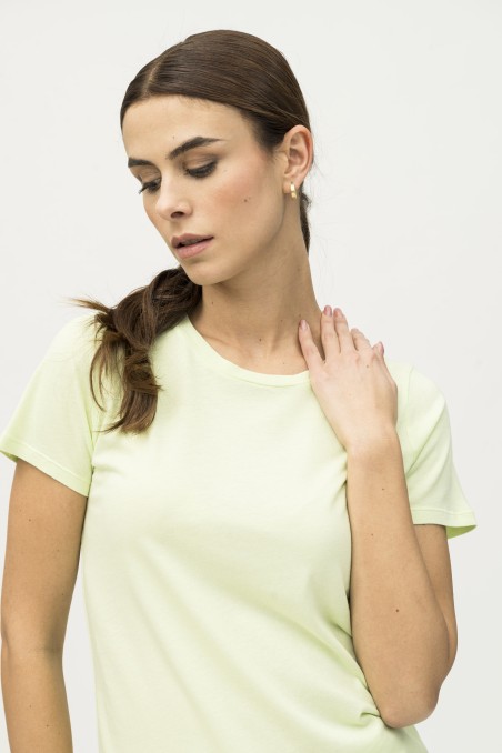 Majestic Filatures | T-shirt girocollo basica in Cotone Silk Touch