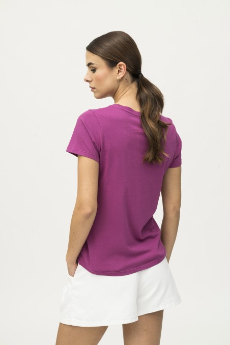 Majestic Filatures | T-shirt girocollo basica in Cotone Silk Touch