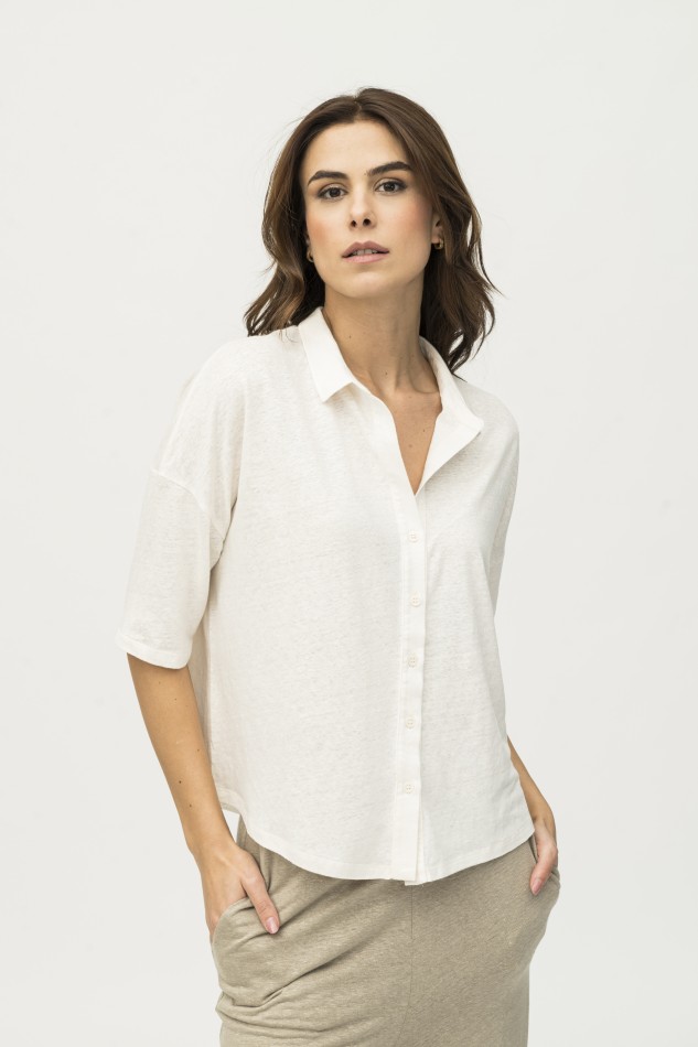 Majestic Filatures | Camicia in lino over