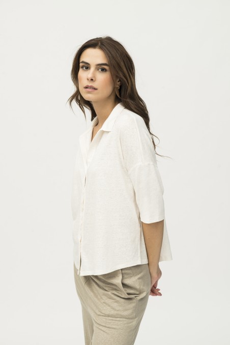 Majestic Filatures | Camicia in lino over