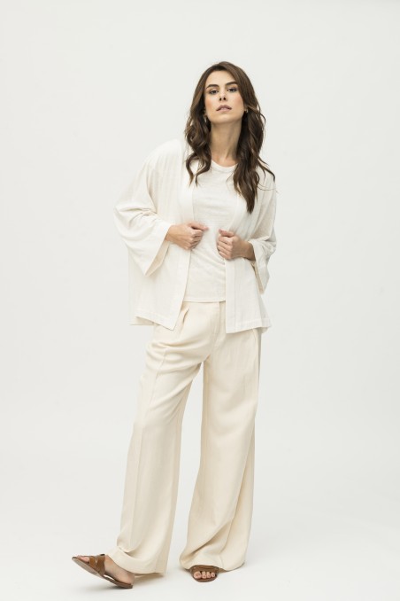 Majestic Filatures | Kimono over in lino