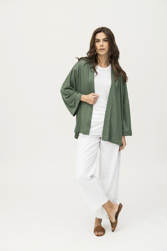 Majestic Filatures | Kimono over in lino 2