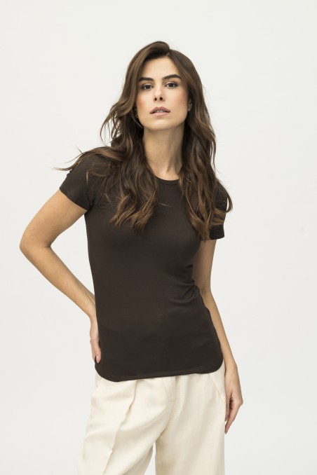 Majestic Filatures | T-shirt slim in viscosa