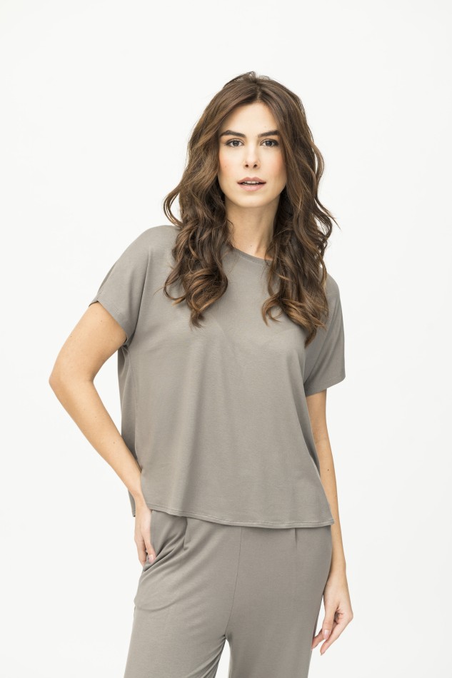 Majestic Filatures | T-shirt girocollo manica scesa