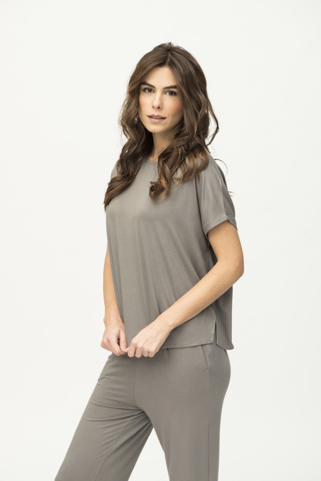 Majestic Filatures | T-shirt girocollo manica scesa 2