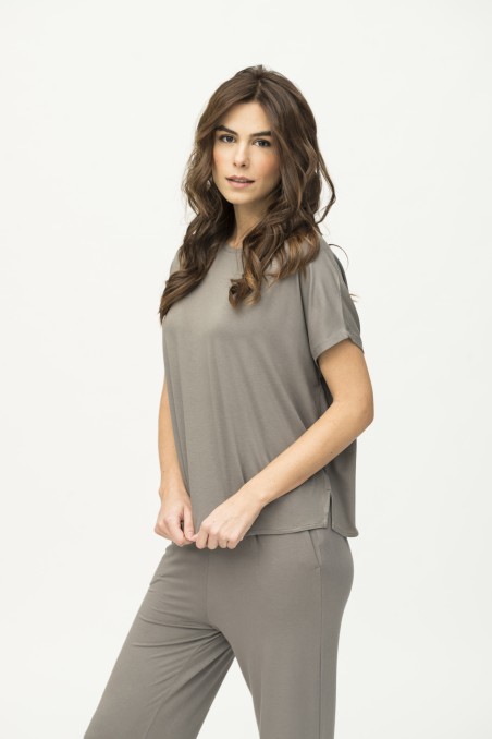 Majestic Filatures | T-shirt girocollo manica scesa