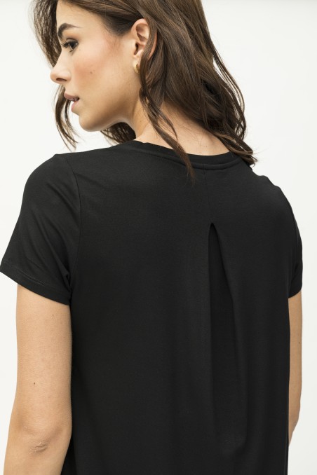 Majestic Filatures | T-shirt a maniche corte con pinces sul retro