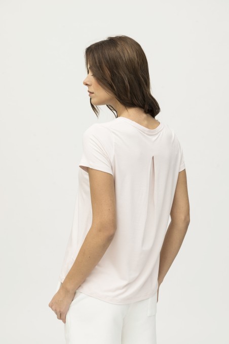 Majestic Filatures | T-shirt a maniche corte con pinces sul retro
