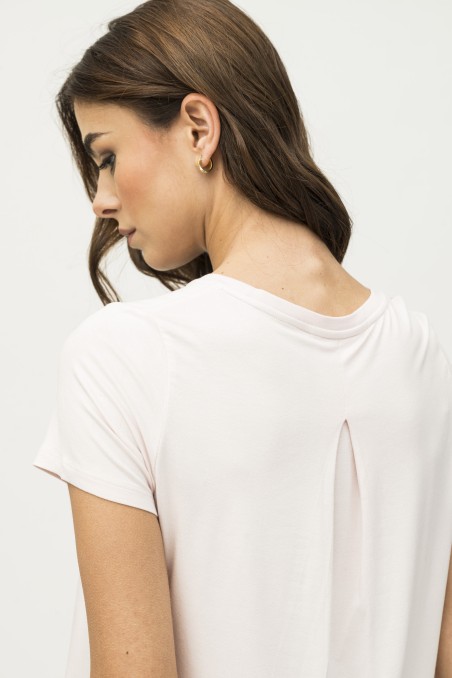Majestic Filatures | T-shirt a maniche corte con pinces sul retro