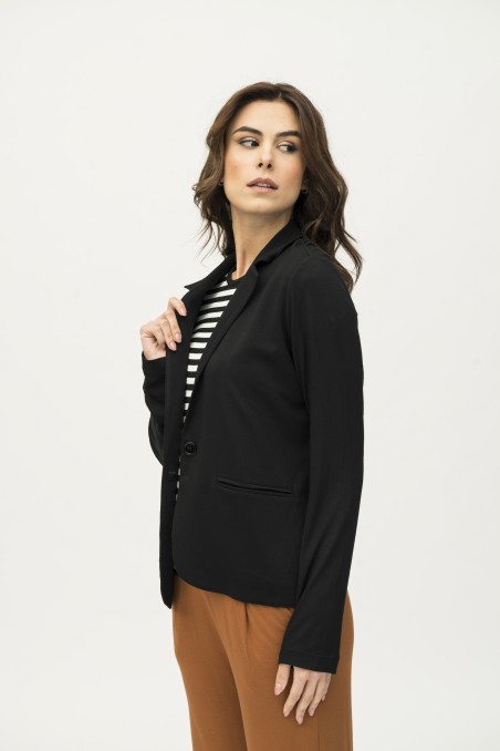 Majestic Filatures| Giacca in viscosa taglio maschile