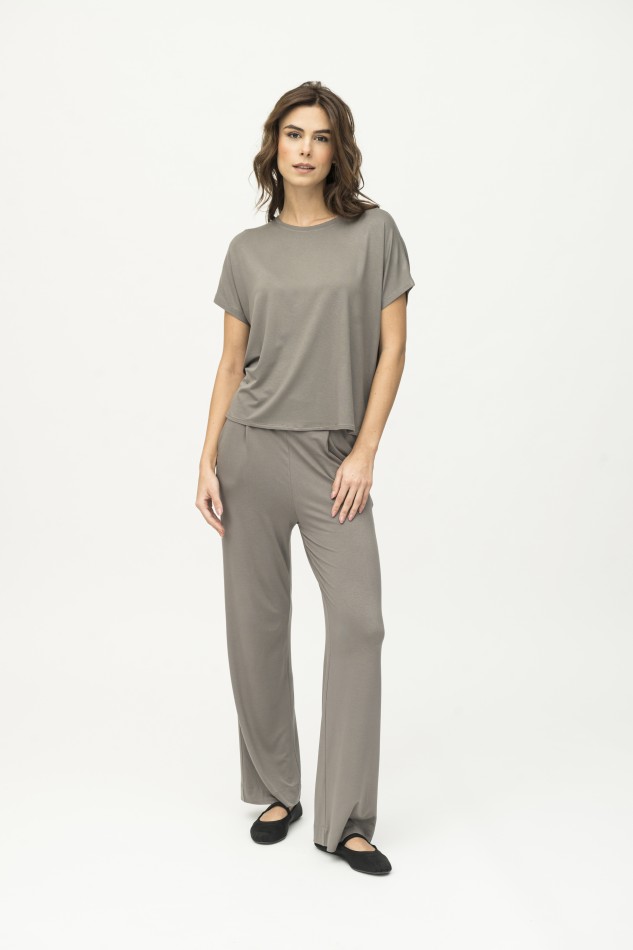 Majestic Filatures | Pantalone con fondo ampio e pinces 2