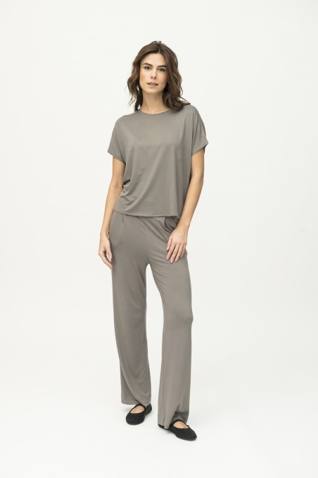 Majestic Filatures | Pantalone con fondo ampio e pinces