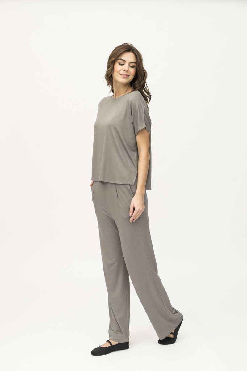 Majestic Filatures | Pantalone con fondo ampio e pinces