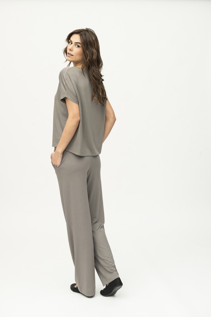 Majestic Filatures | Pantalone con fondo ampio e pinces