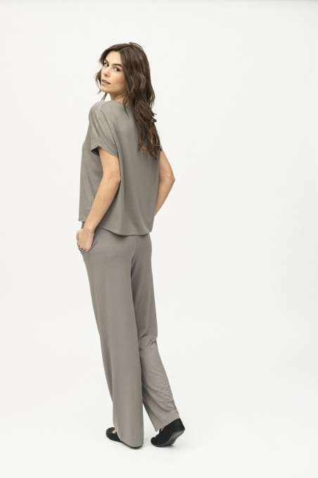 Majestic Filatures | Pantalone con fondo ampio e pinces