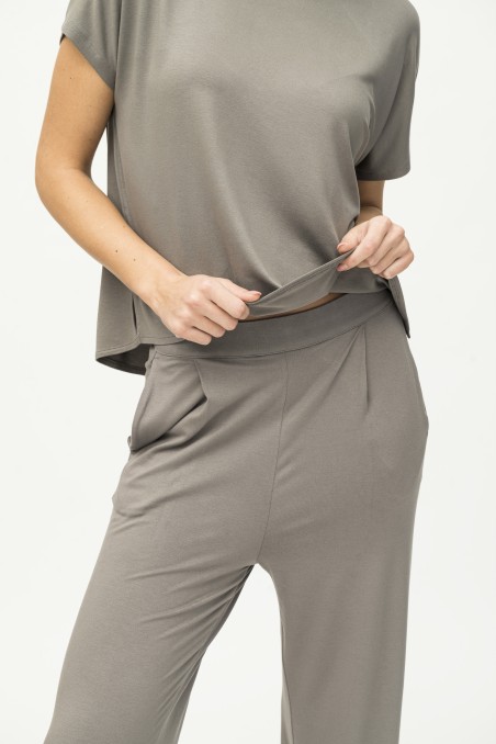 Majestic Filatures | Pantalone con fondo ampio e pinces