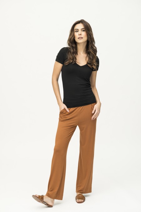 Majestic Filatures | Pantalone con fondo ampio e pinces