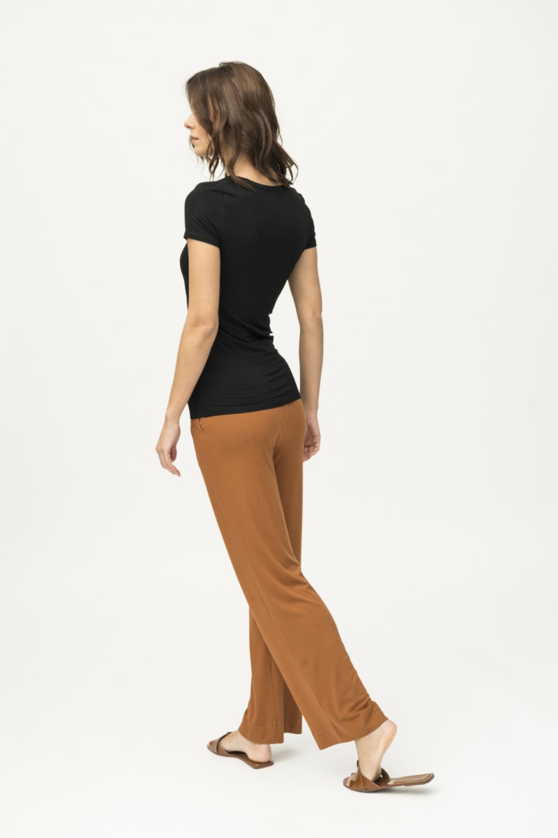 Majestic Filatures | Pantalone con fondo ampio e pinces