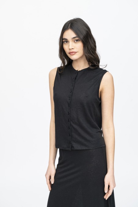 Majestic Filatures | Gilet in lino