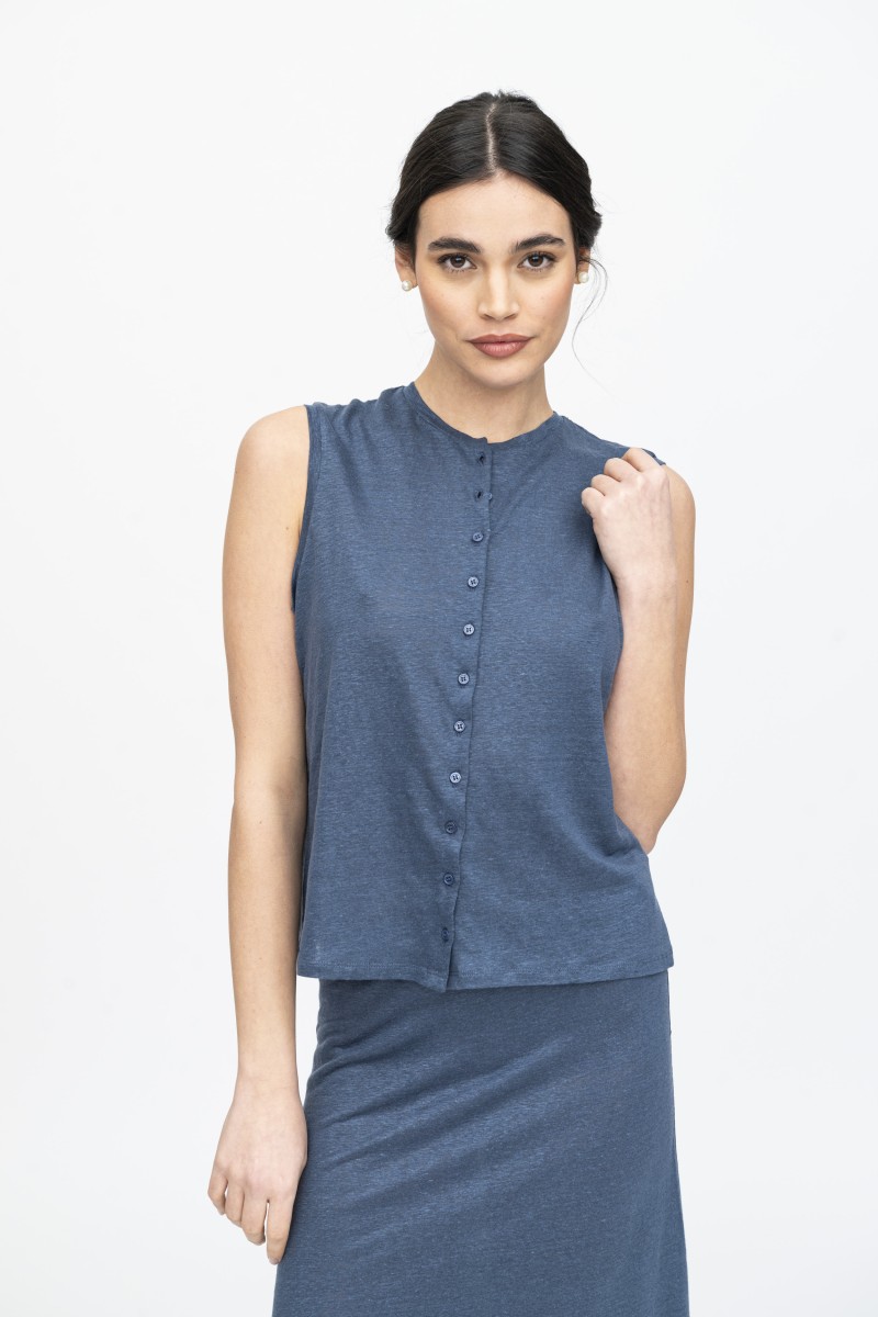 Majestic Filatures | Gilet in lino