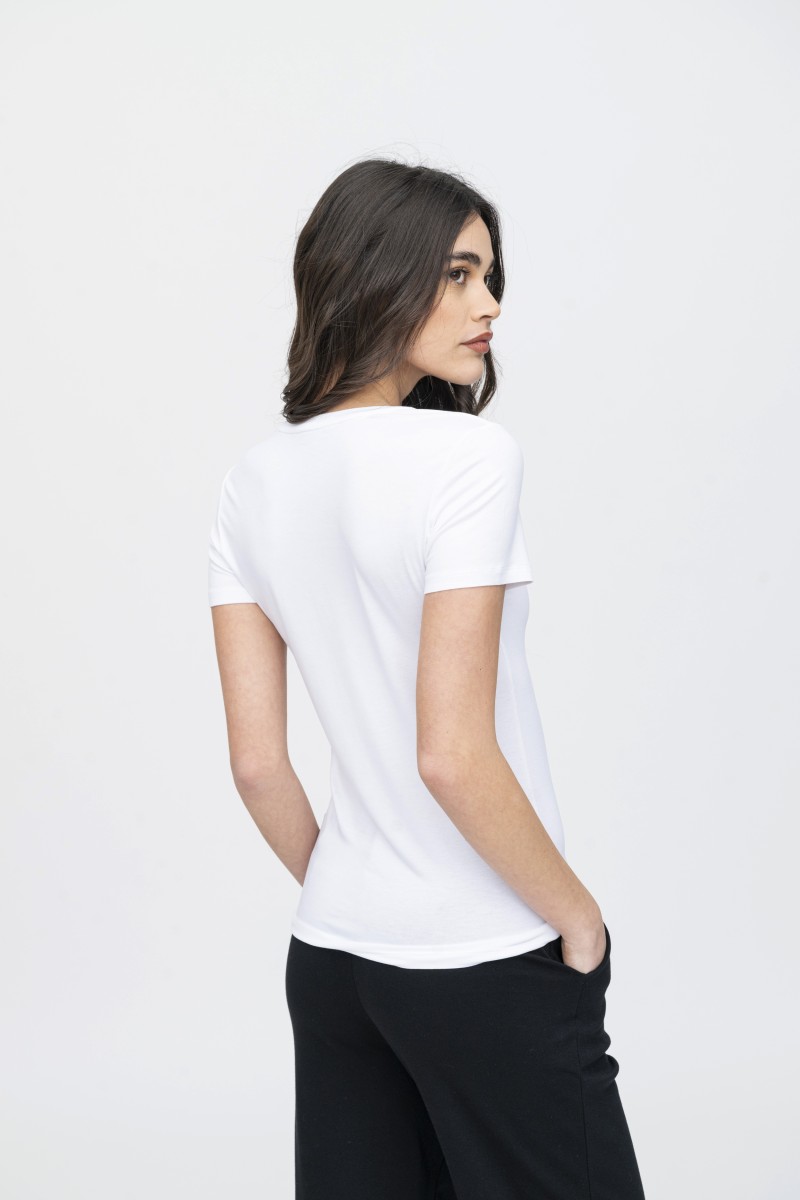 Majestic Filatures | T-shirt slim in viscosa