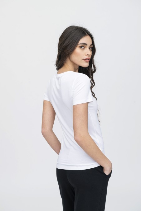Majestic Filatures | T-shirt slim in viscosa