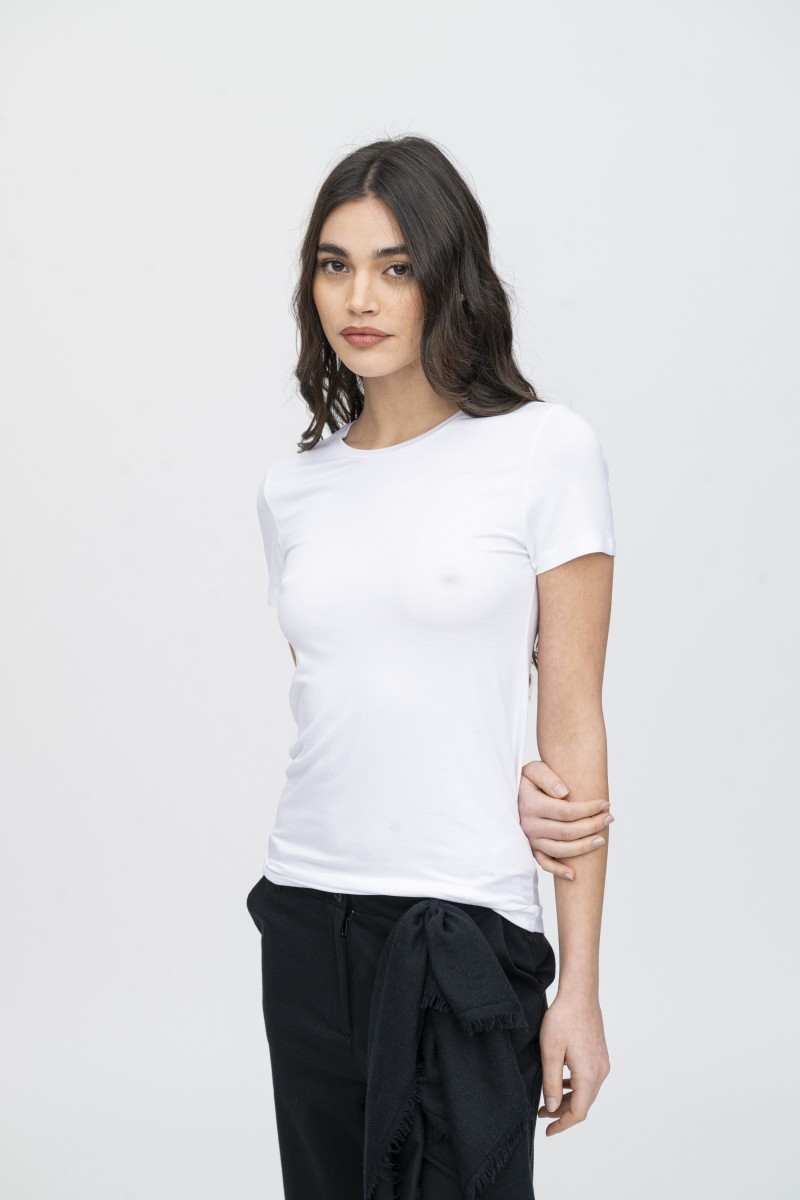 Majestic Filatures | T-shirt slim in viscosa