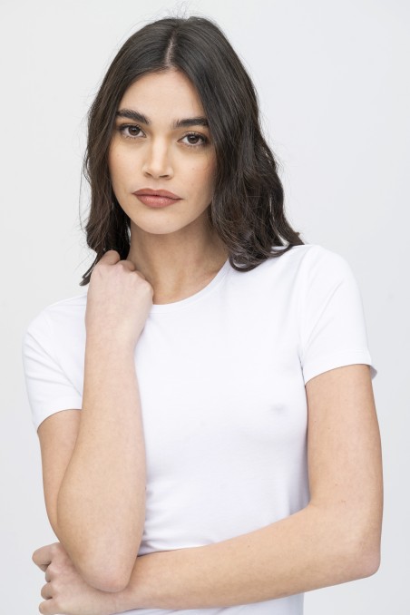 Majestic Filatures | T-shirt slim in viscosa